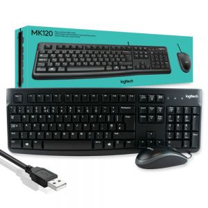 Logitech MK120 USB Keyboard dan Mouse Combo